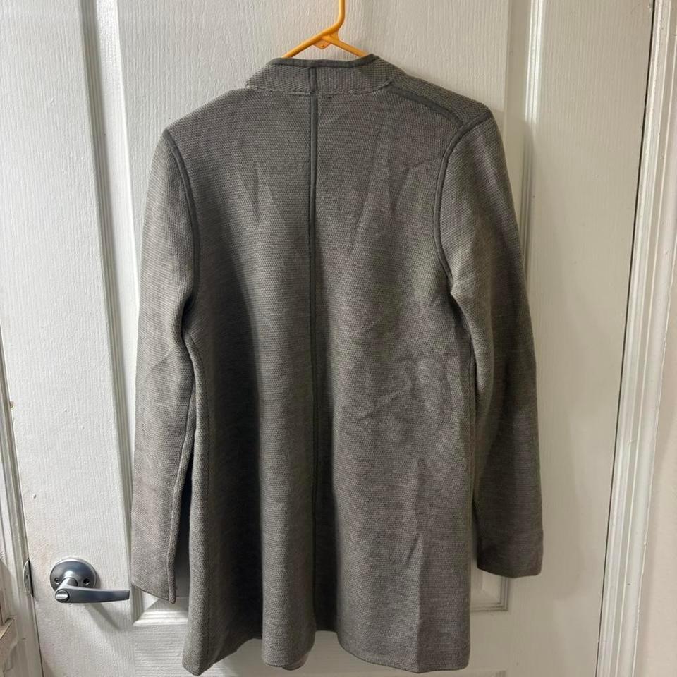 Talbots Grey Merino Wool Coat 3dca 3