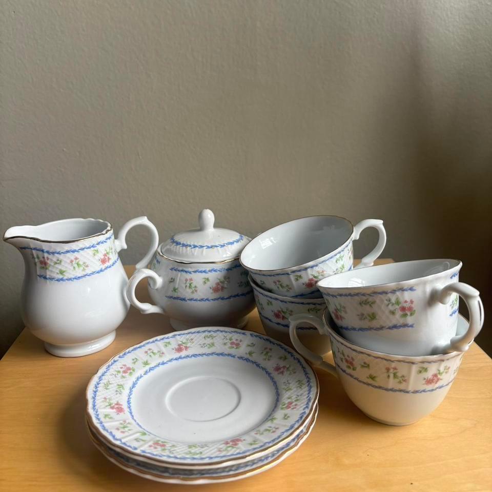 Faberware Floral Tea Set With 5f06 2