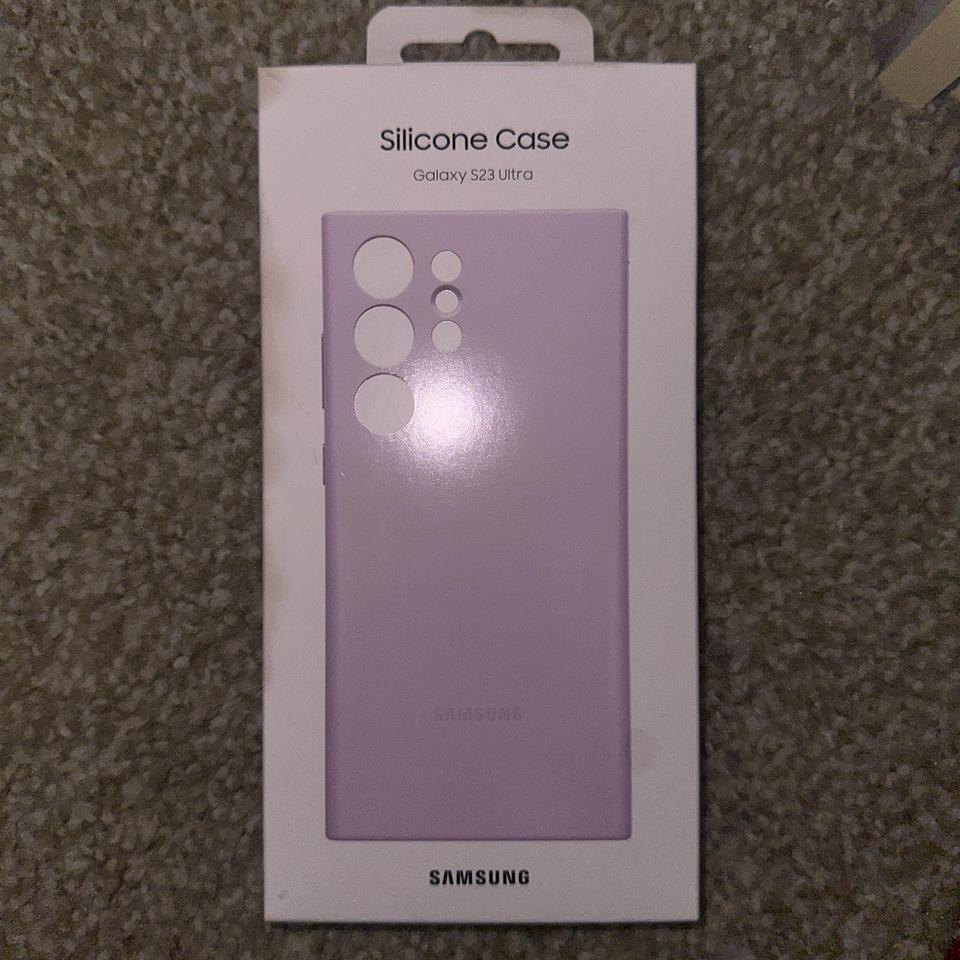 Purple Silicone Samsung Galaxy S23