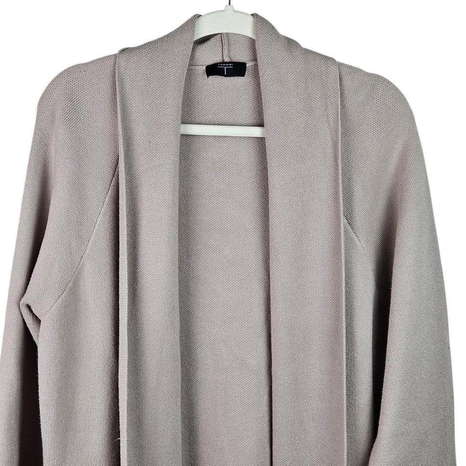 Tahari Womens Knit Duster Cardigan Bef6 2