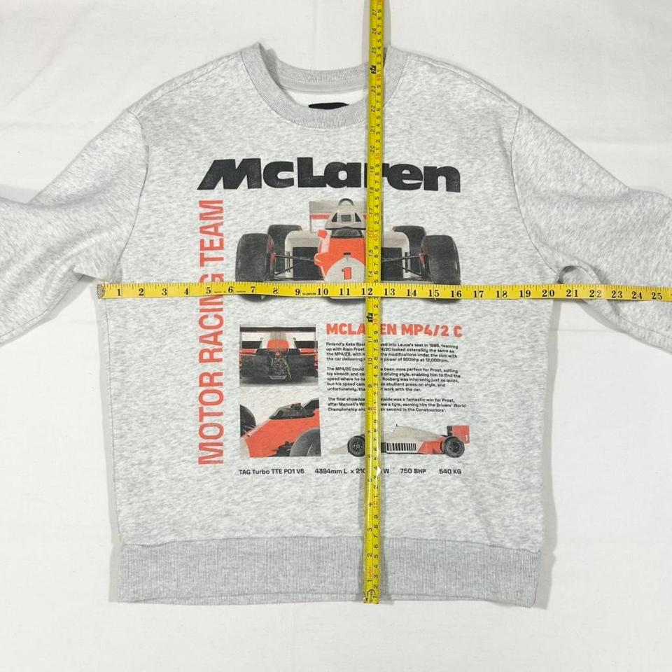 Mclaren Grey Crewneck Sweatshirt Size 343c 3