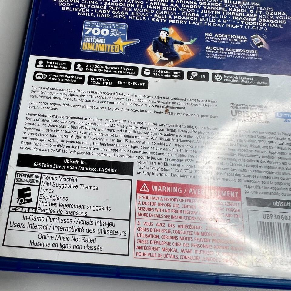 Just Dance 2022 For Playstation 6