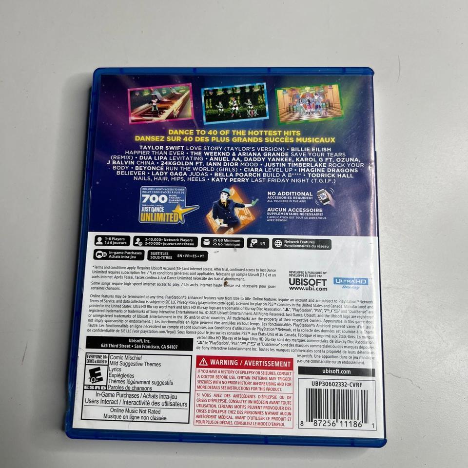 Just Dance 2022 For Playstation 7
