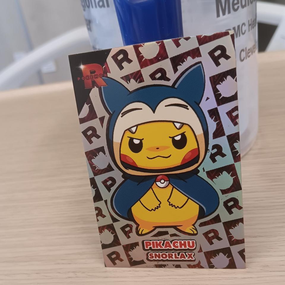 Pikachu Snorlax Pokemon Card Pokemon Fbbb