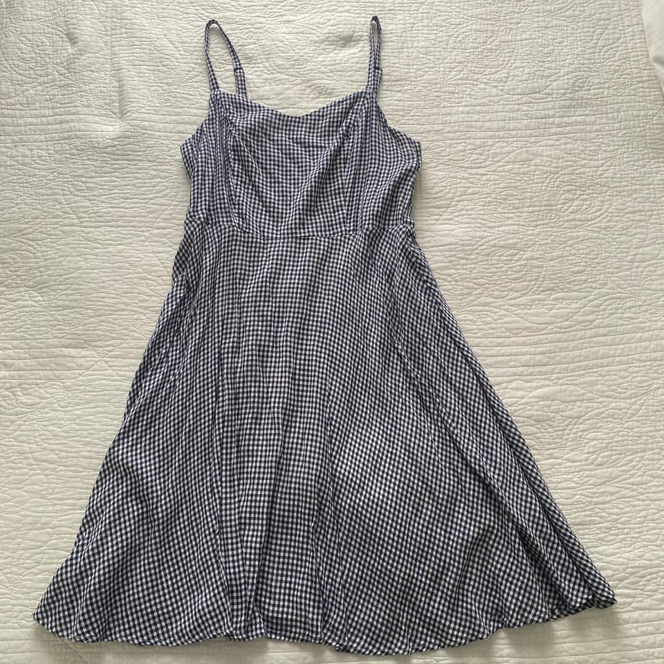Blue And White Gingham Mini