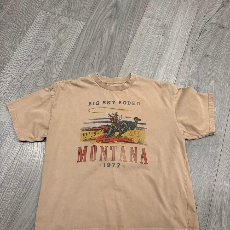 American Eagle Tan Montana Tee 200f