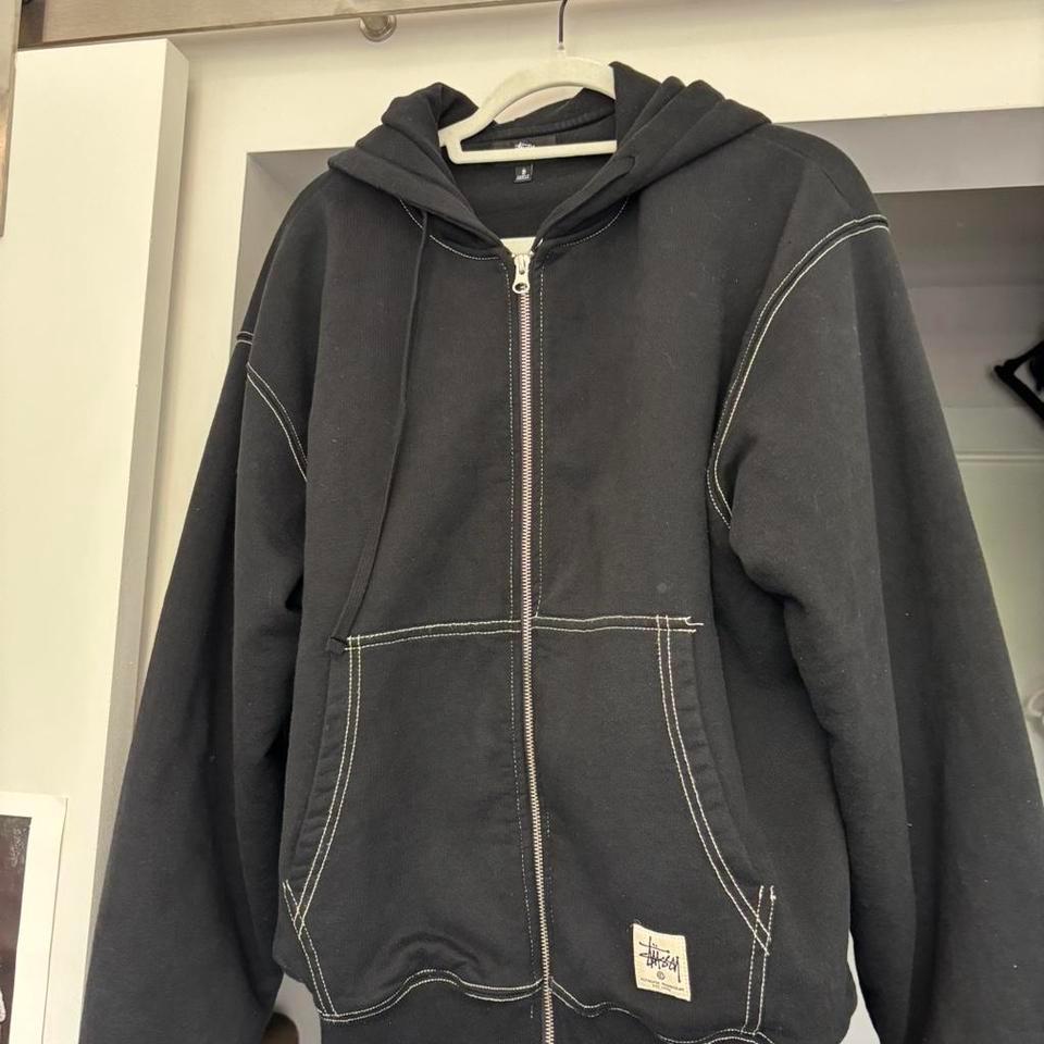 Stussy Patch Zipup Hoodie Color 548a