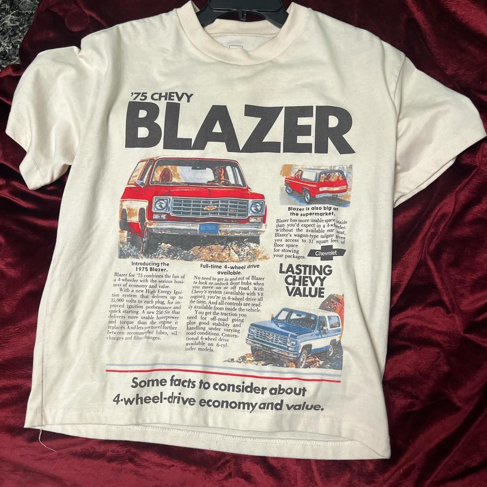 1975 Chevy Blazer White T Shirt