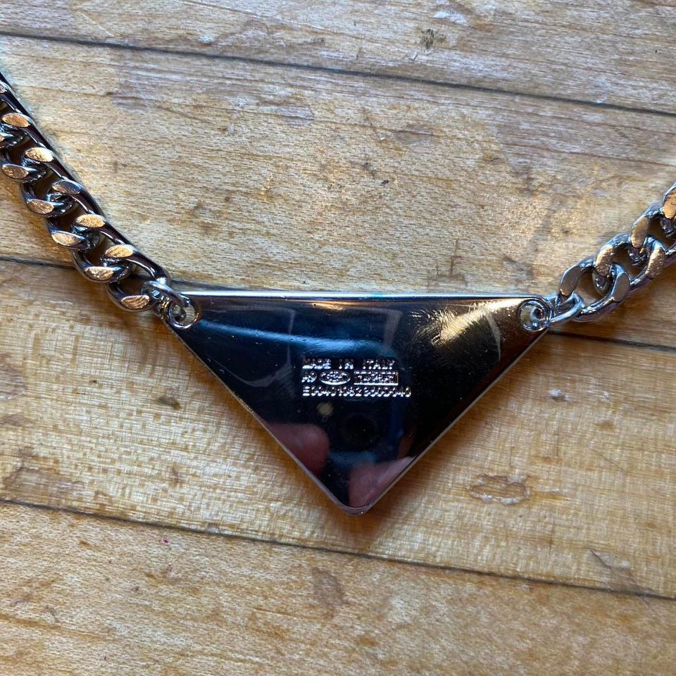 Red Y2k Prada Milano Triangle 5