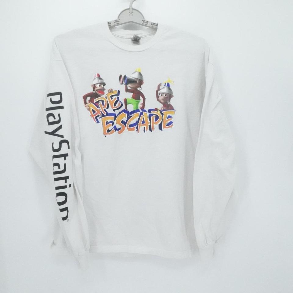 Playstation Shirt Mens 2xl White 6ae1