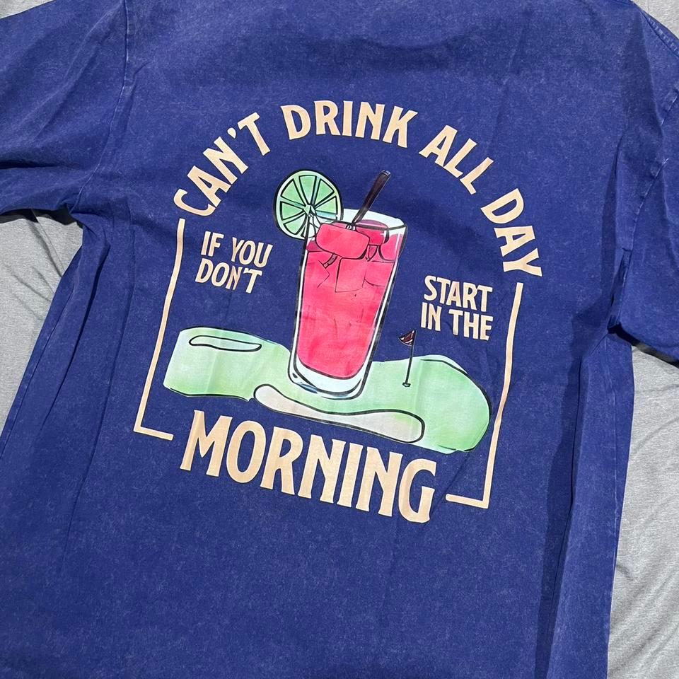 Blue Graphic Tee With Funny 17a1 3