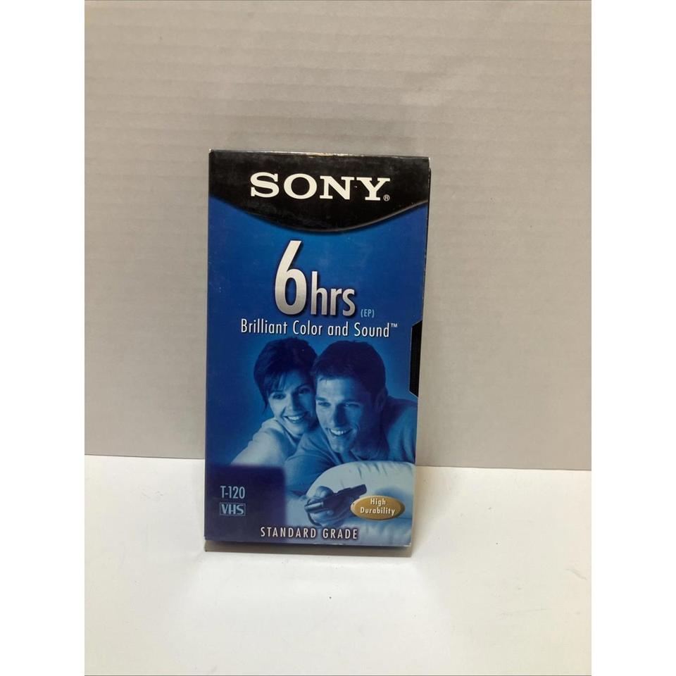 Sony Blank Vhs Tape 6 C157
