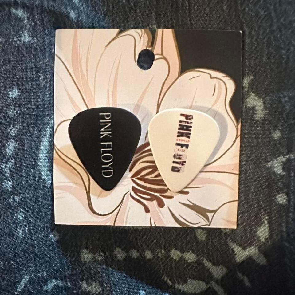 Pink Floyd Guitar Pick Earrings C2f4