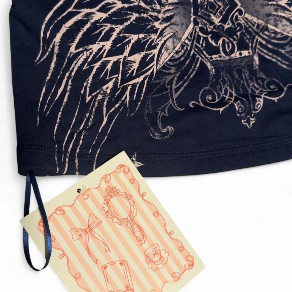 Navy Blue Angel Wings Tube 200b 3