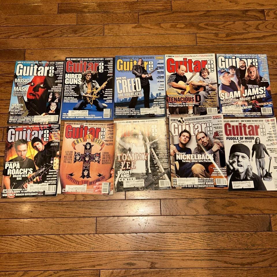 Lot Of 10 Vintage Guitar 054a