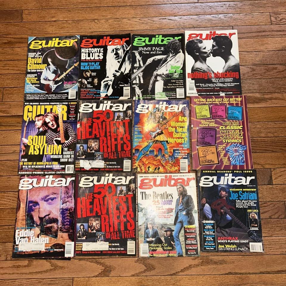 Vintage Guitar Magazine Lot Of 7bd8