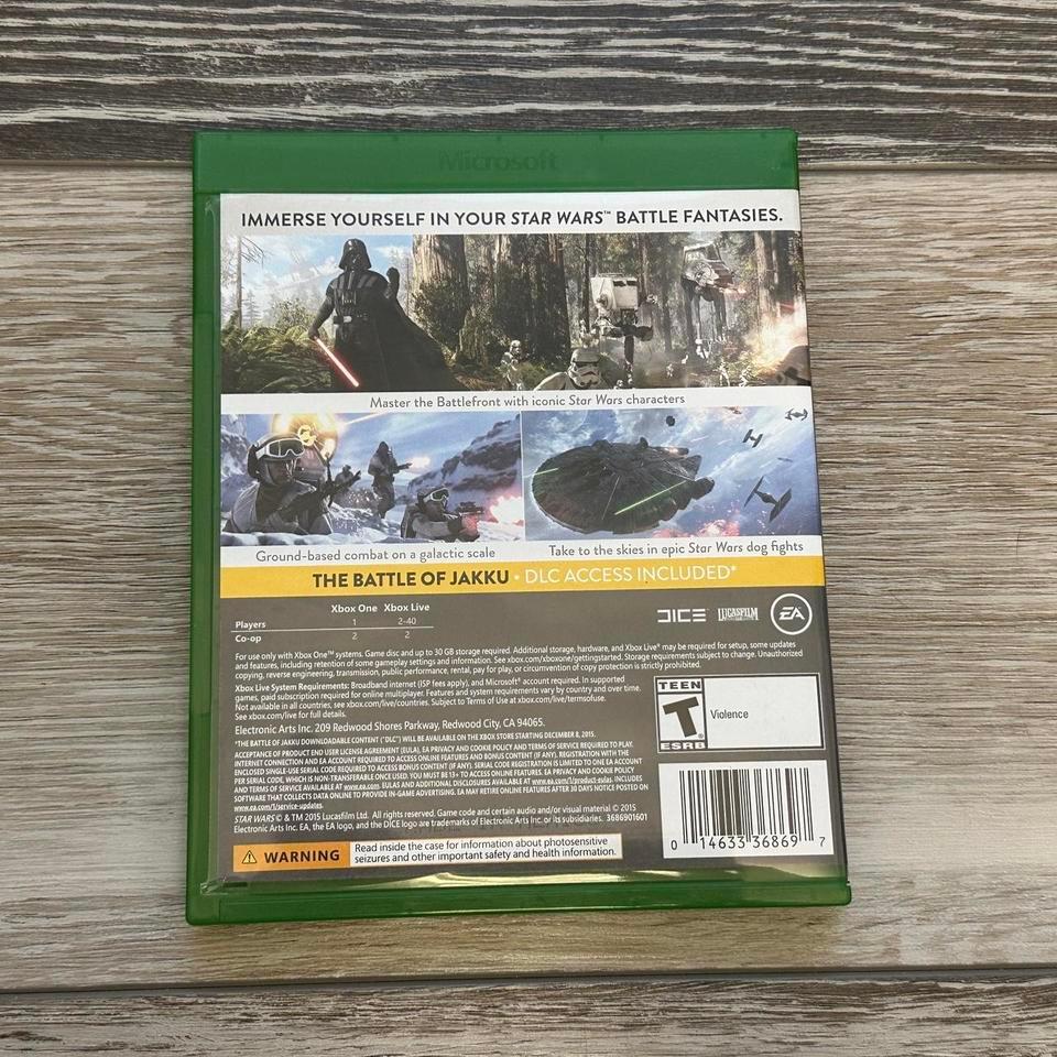 Star Wars Battlefront Lucasfilms Xbox 3