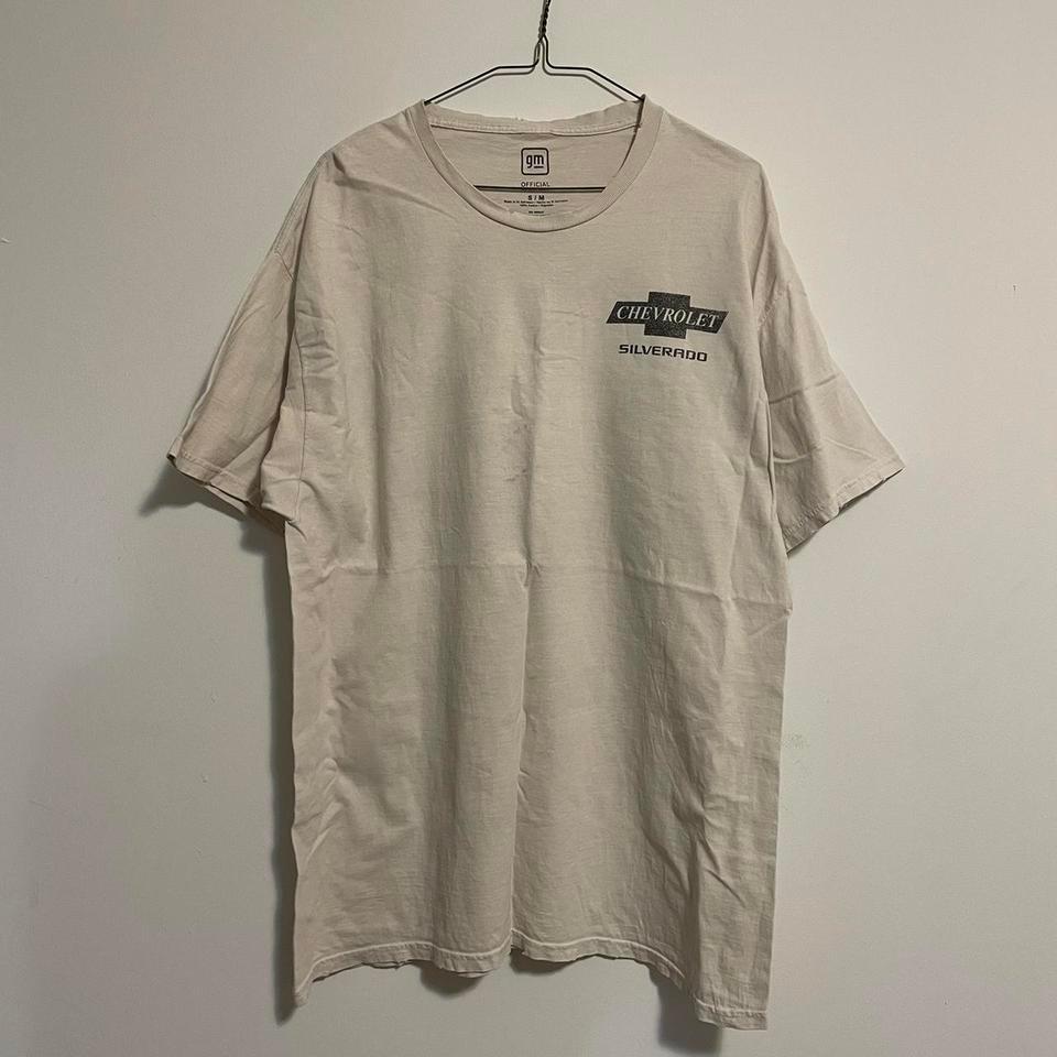 Cream Chevrolet Silverado Tee M