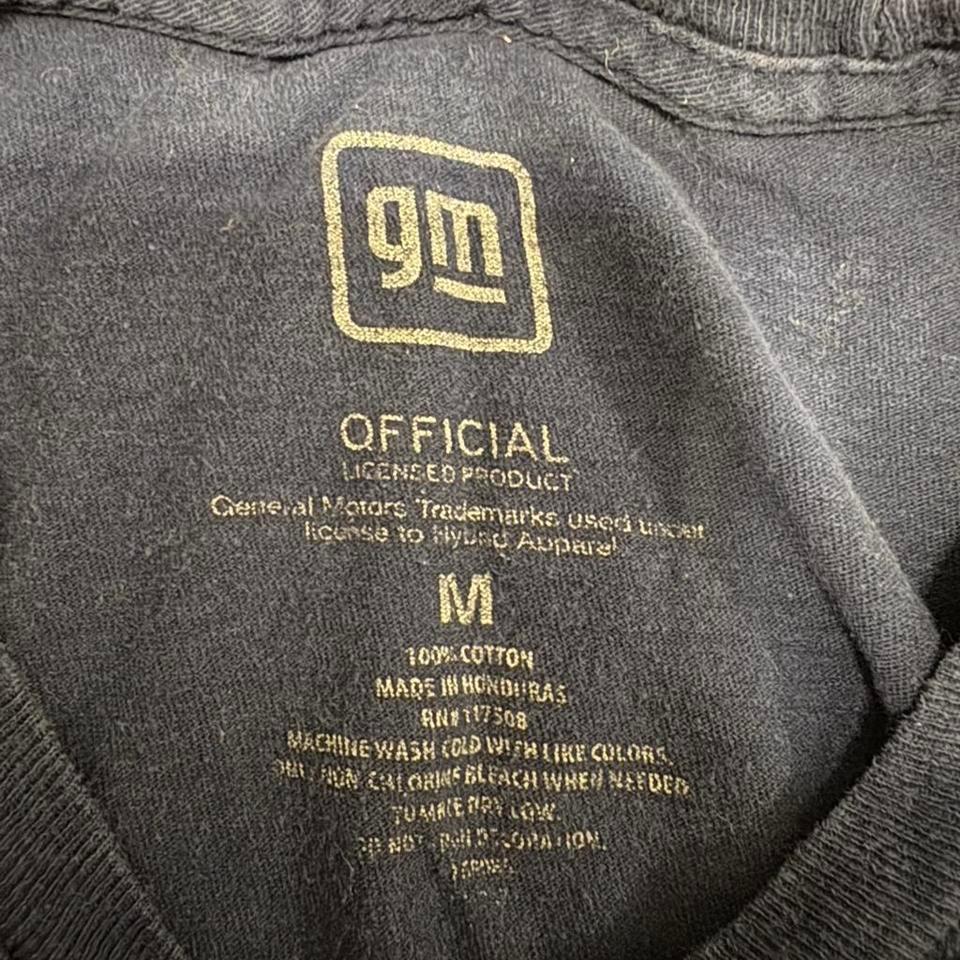 Chevrolet Black Cotton T Shirt Size 92e6 2