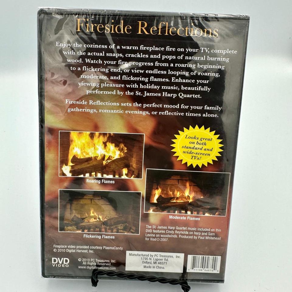 Fireside Reflections Dvd Cozy Fireplace 2