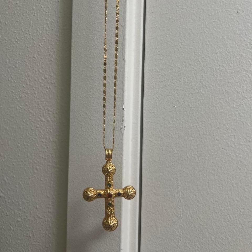 En Route Large Cross Necklace Da6c 3