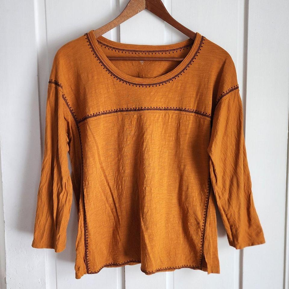 Garnet Hill M Knit Pumpkin Eb2e