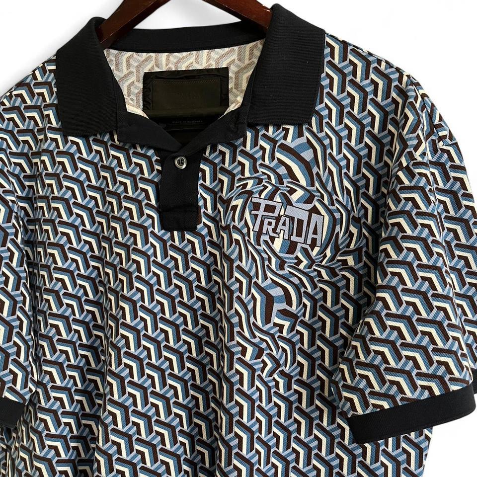 Mens Prada Blue All Over 7