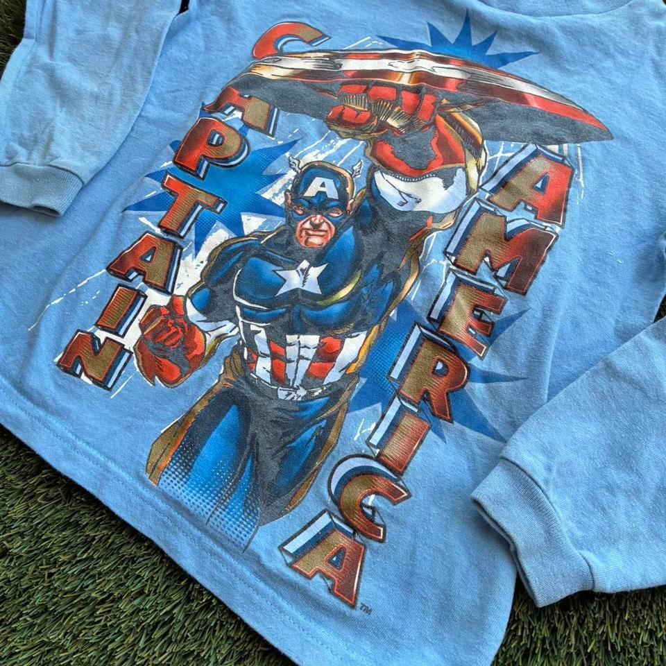 Kids Y2k Marvel Blue Long Cf55 2