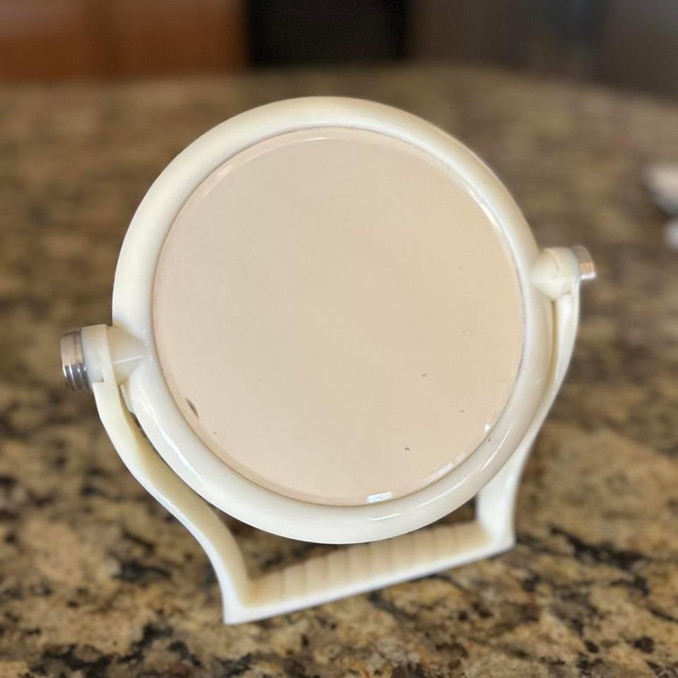 Vintage 50s Celluloid Beveled Mirror