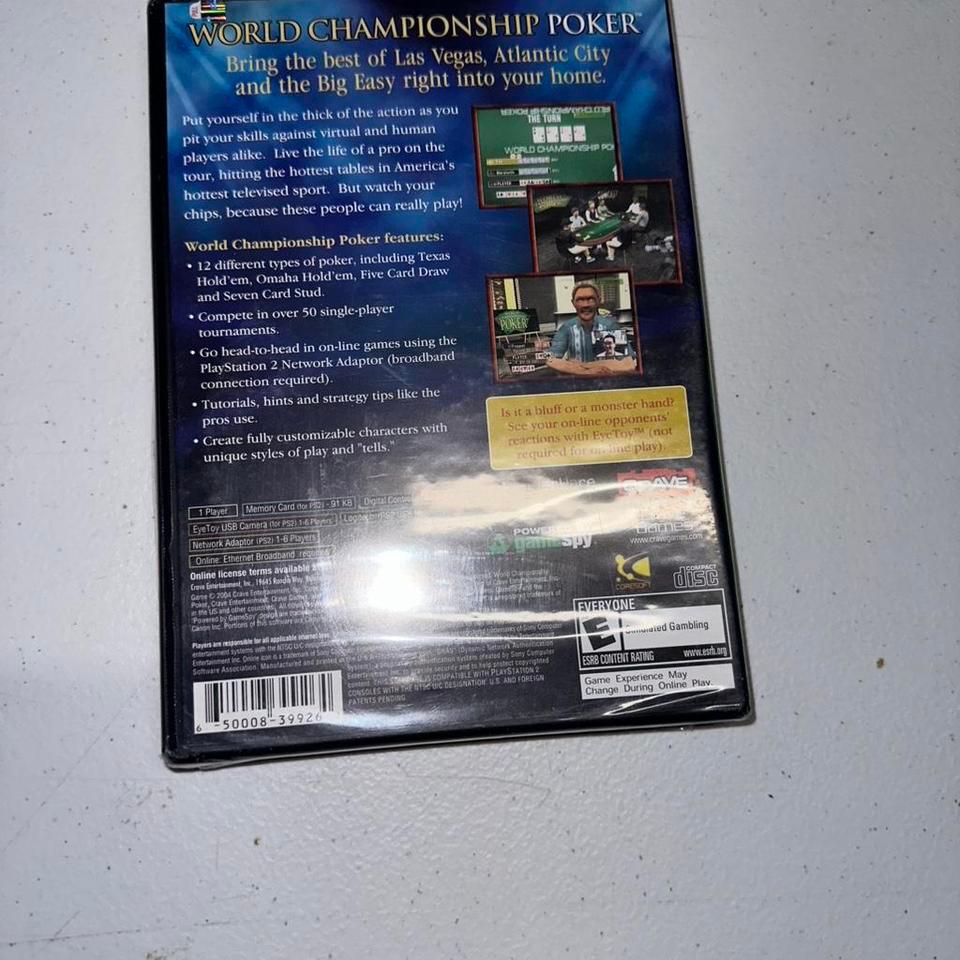 World Championship Poker Ps2 Game 575d 2