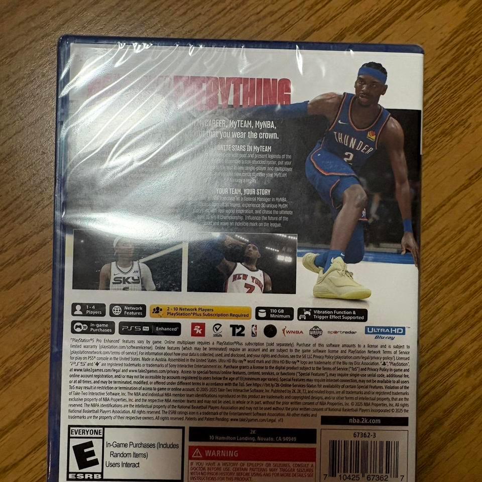 Nba 2k26 Ps5 Game Basketball Ed40 2