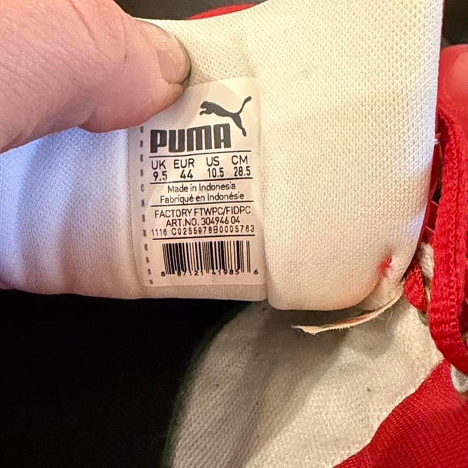 Puma Red Ferrari Trainers Size Cff5 5