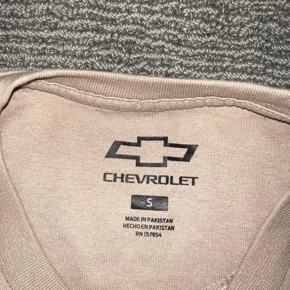 Tan Chevy Tee Chevy Says 3