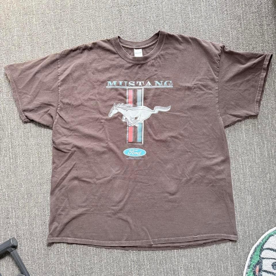 Brown Ford Mustang T Shirt Fordmustang D531