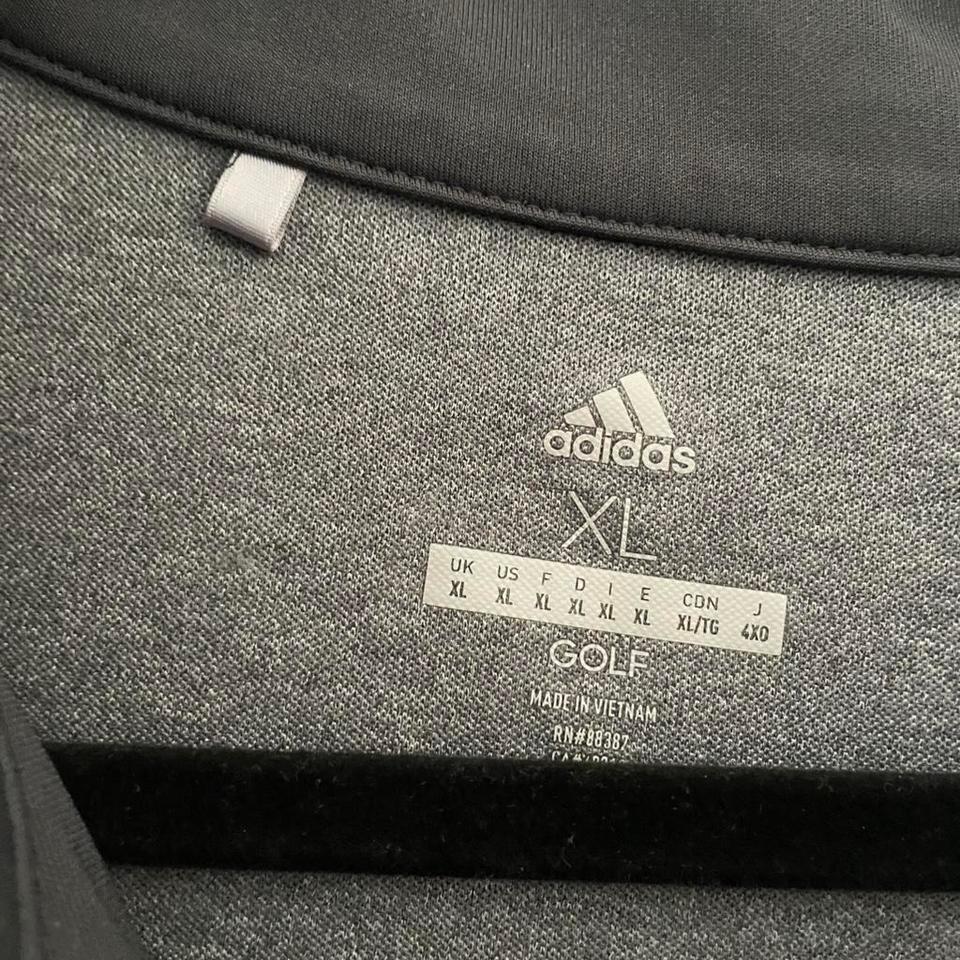 Adidas Grey Quarter Zip Golf 2c69 3