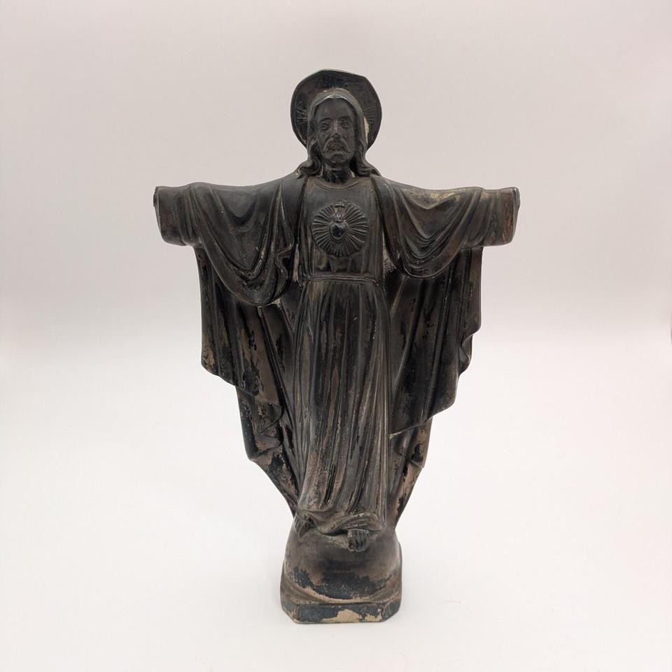 Vintage Bronze Prayer Statue Of 3381