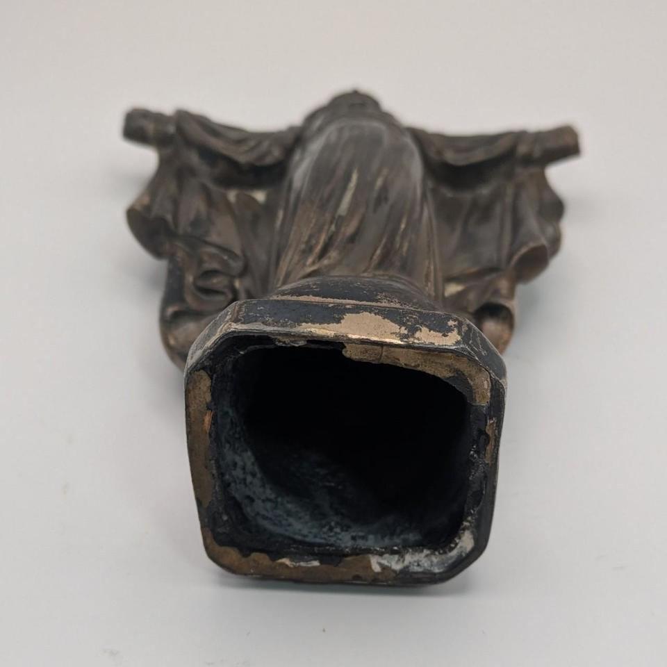 Vintage Bronze Prayer Statue Of 3381 4