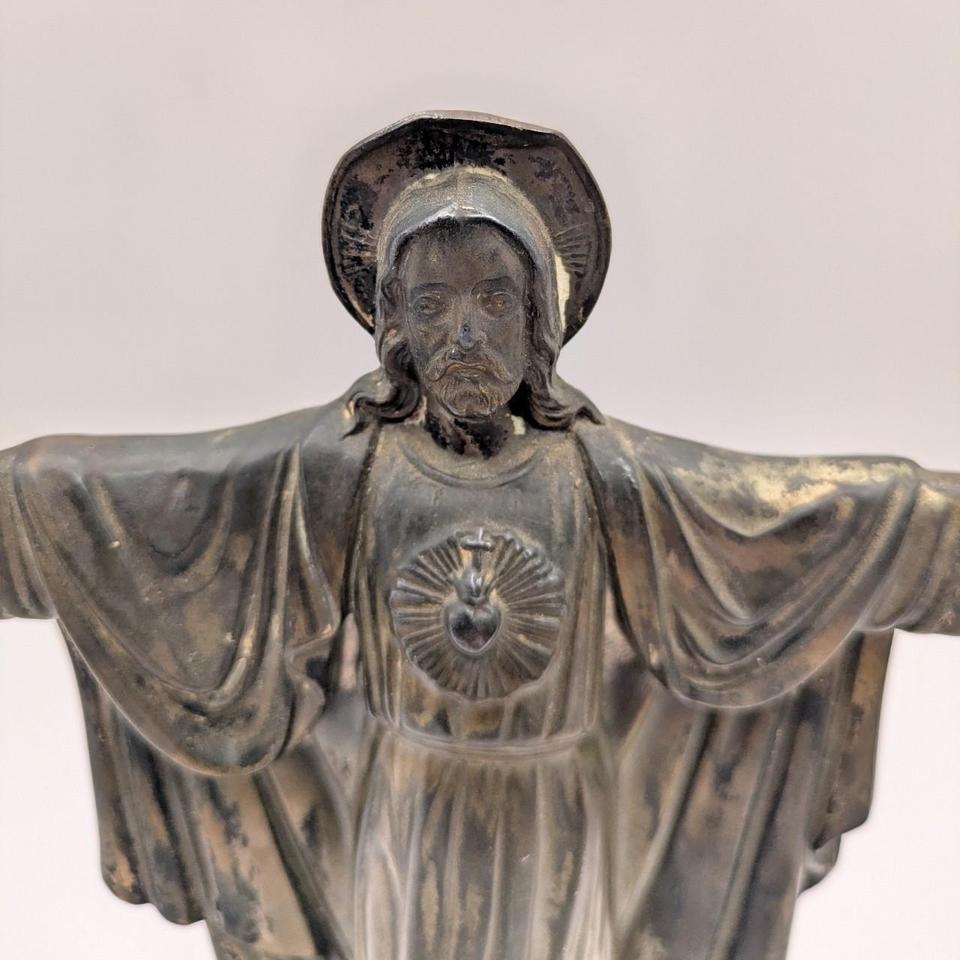 Vintage Bronze Prayer Statue Of 3381 2