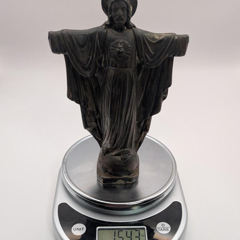 Vintage Bronze Prayer Statue Of 3381 7