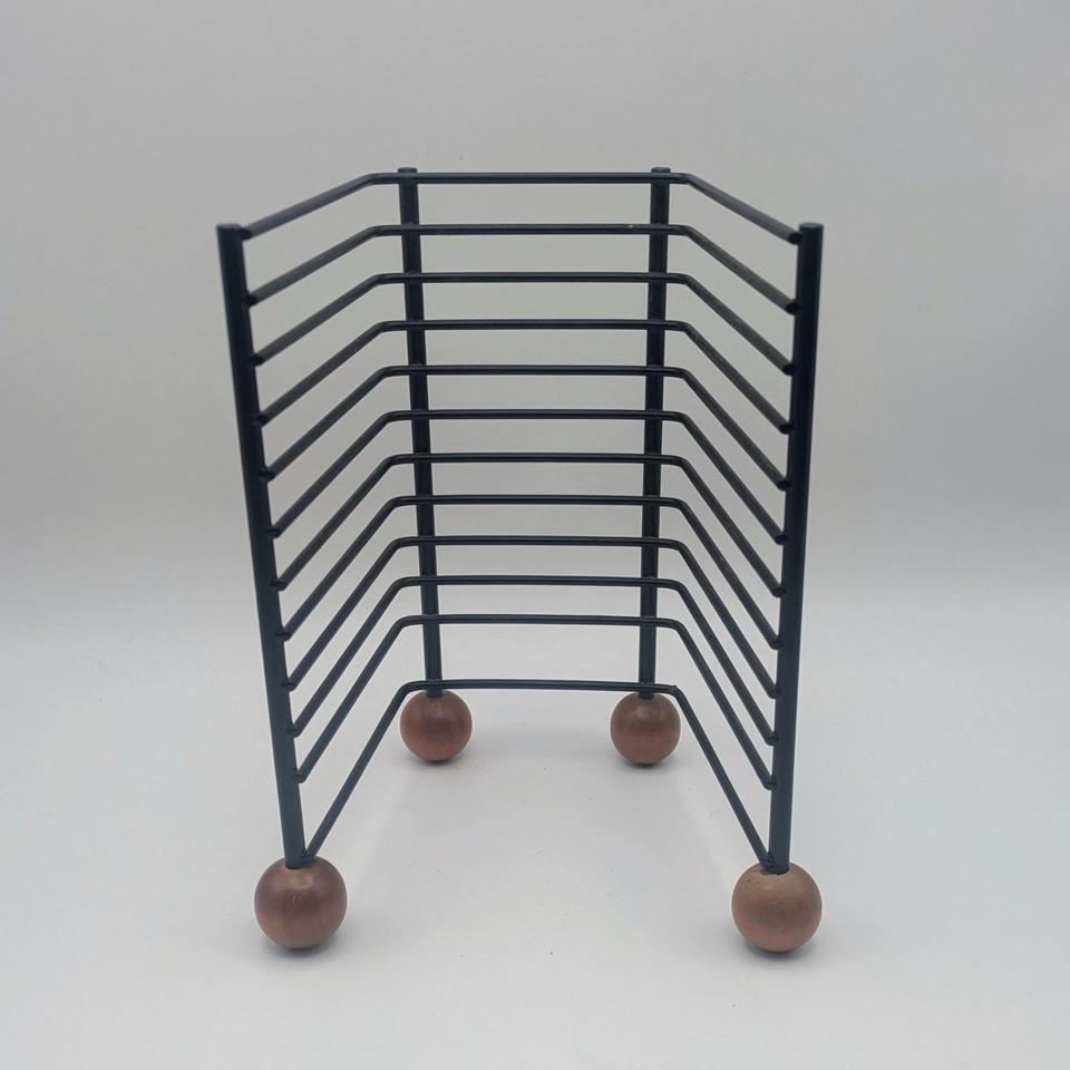 Black Wire Cd Rack Holder 2817