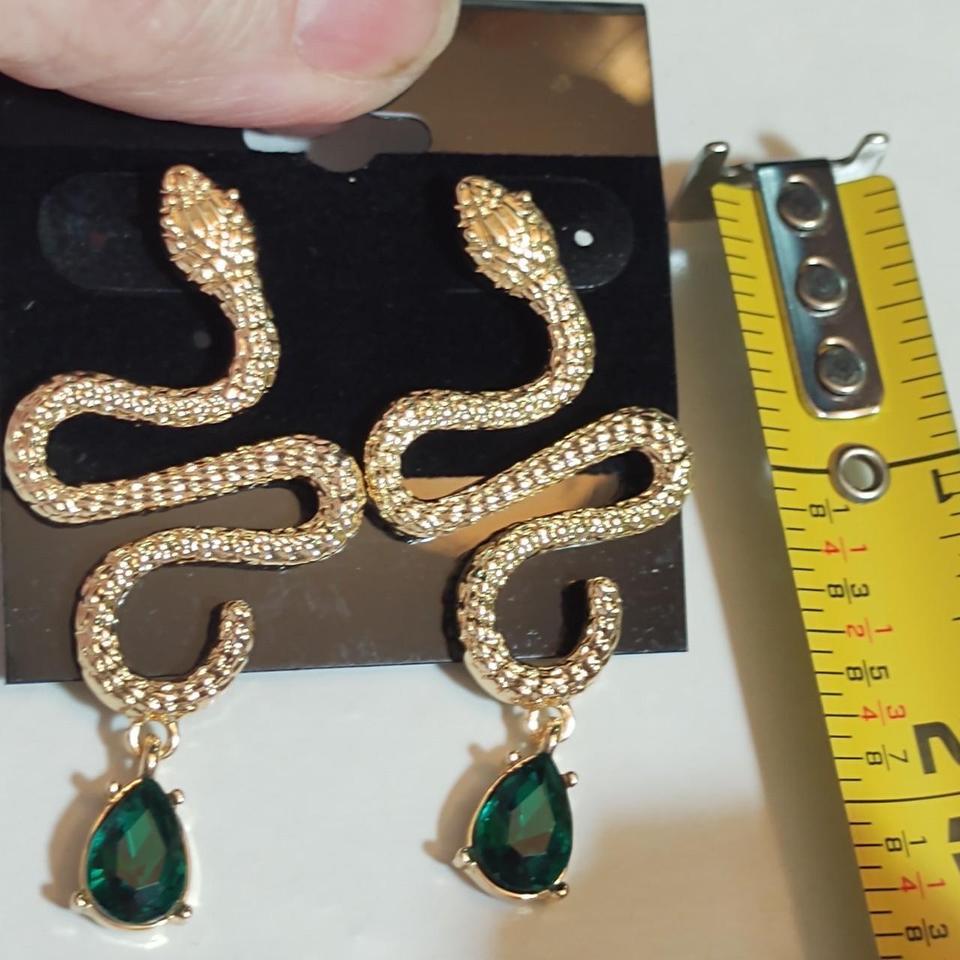 Stunning Large Gold Plated Snake 2