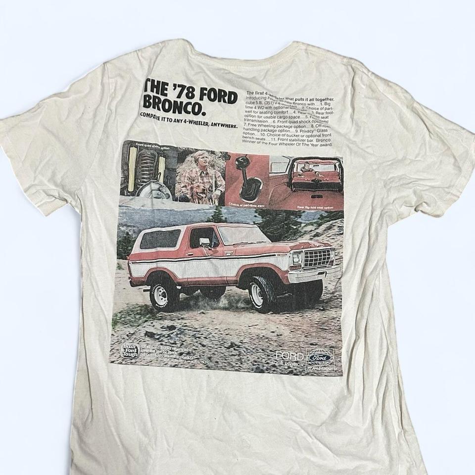 White And Red Ford Bronco