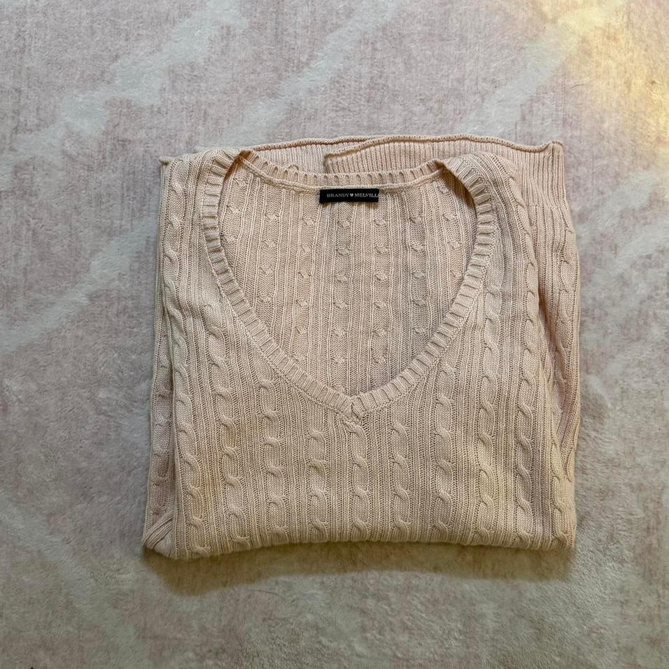 Brandy Melville Baby Pink Cable 625f