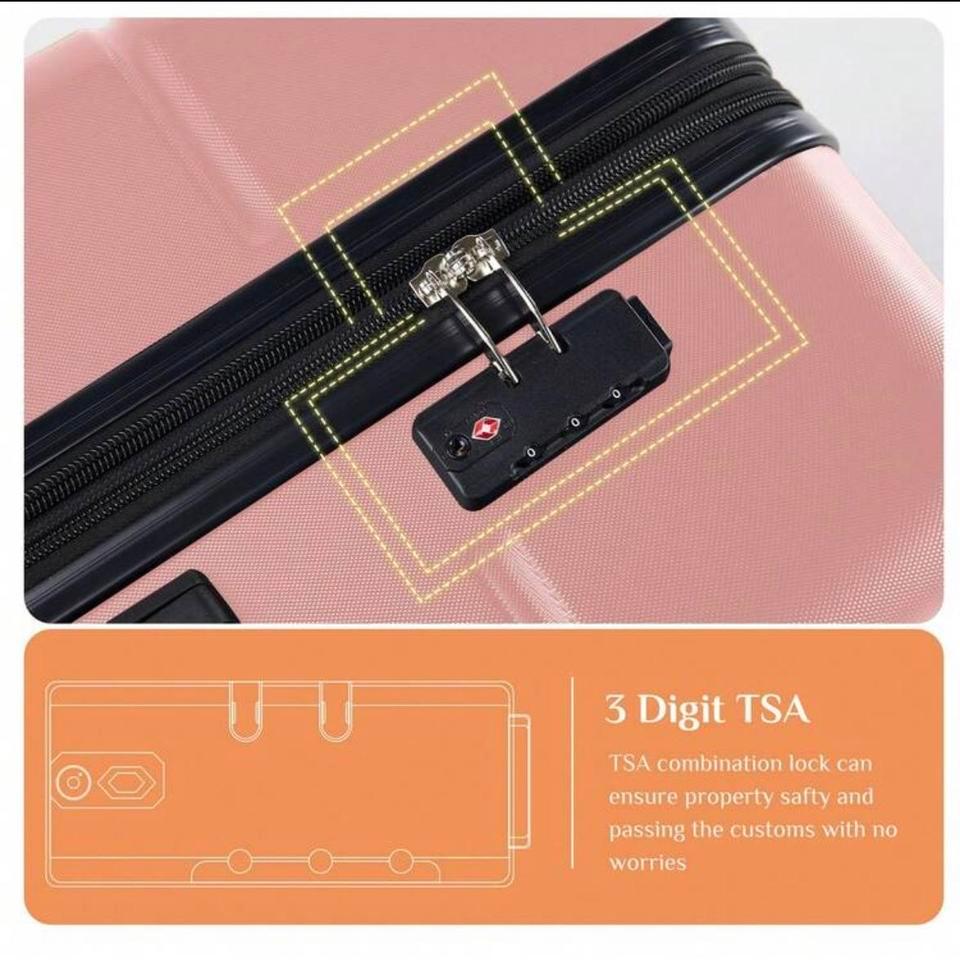 24 Inch Pink Rose Gold B031 4