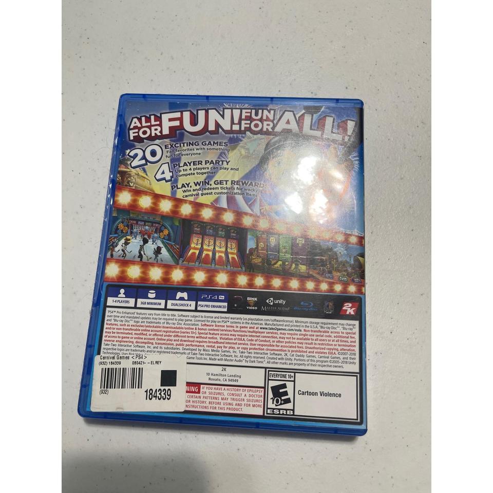Carnival Games Sony Playstation 4 676b 2