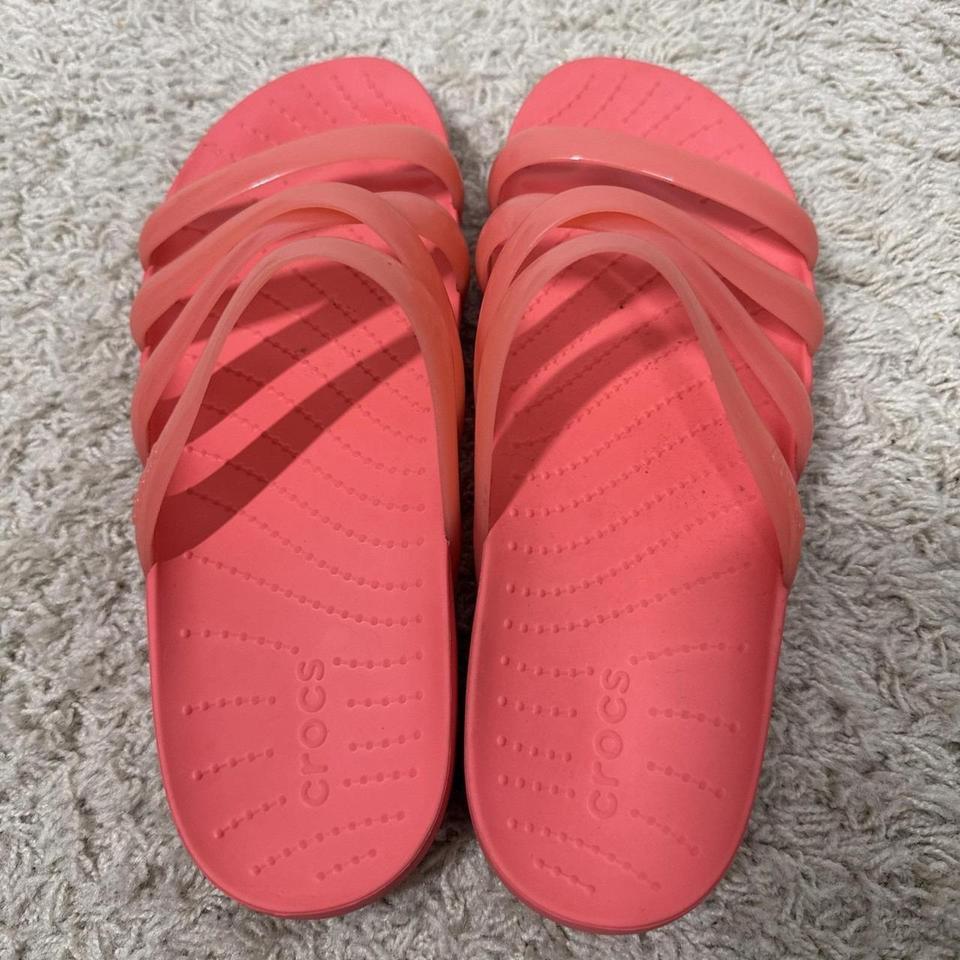 Crocs Womens Splash Glossy Strappy Ebc5 8