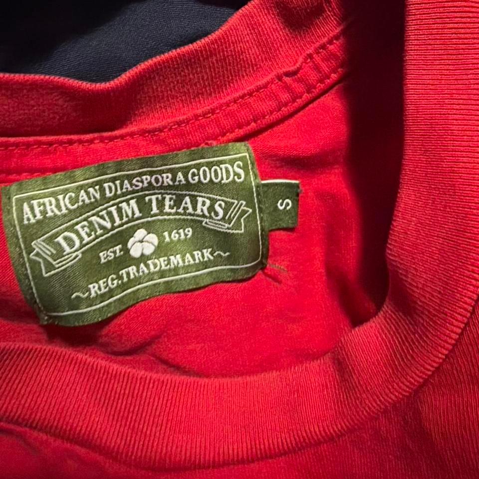 Red Denim Tears Tee Fits 5166 3