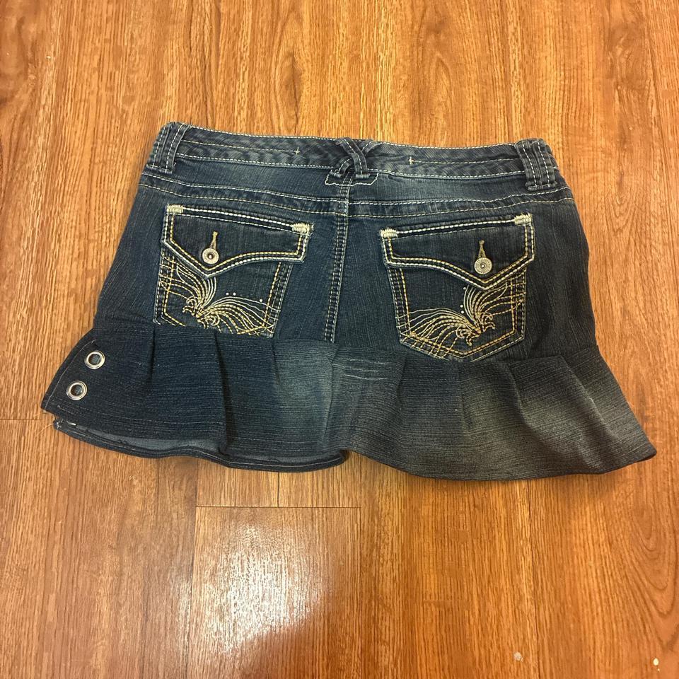 Upcycledhandmade Dark Wash Denim Mini