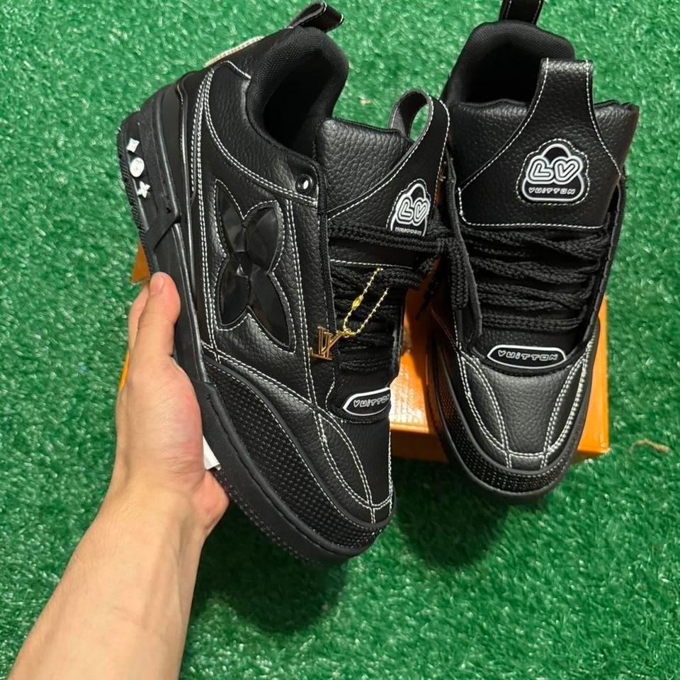 Lv Skate Sneaker Triple Black 8ec1