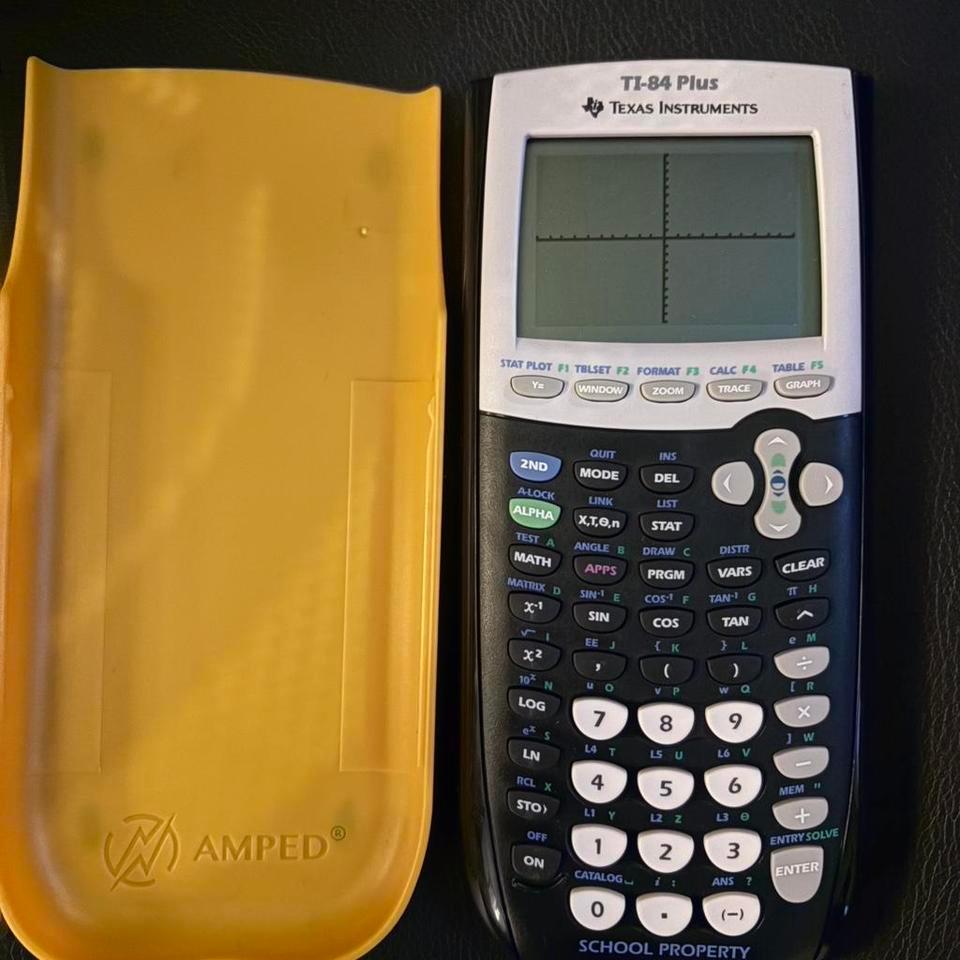 Ti 84 Plus Calculator With Yellow Ac19